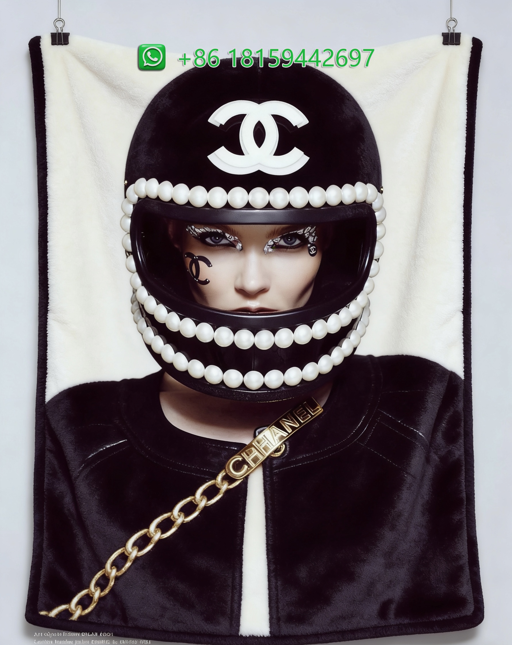 Chanel Throw Blankets